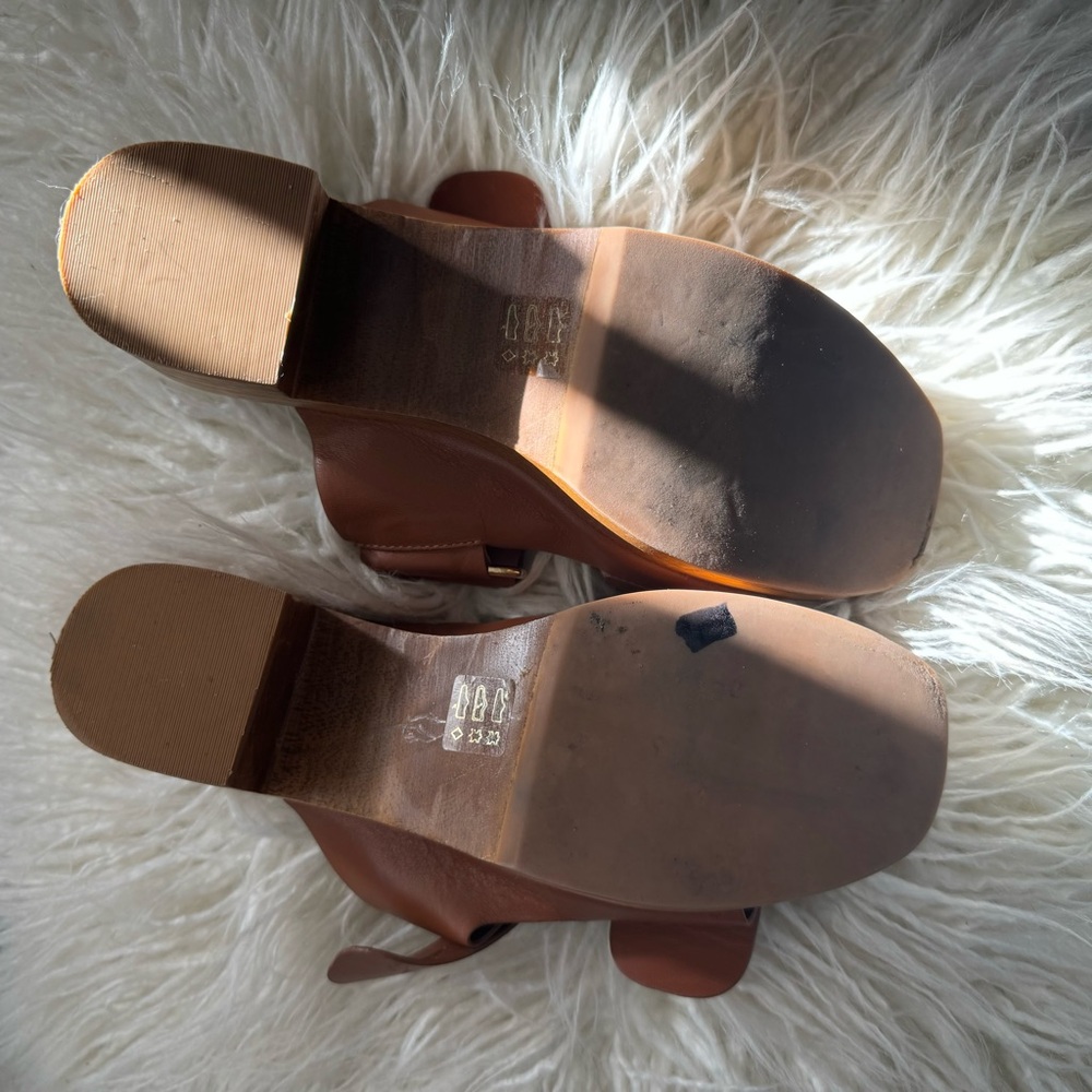 MERCEDES CASTILLO Lisanne Napa Leather Platform Sandals • size 6 - Picture 4 of 8